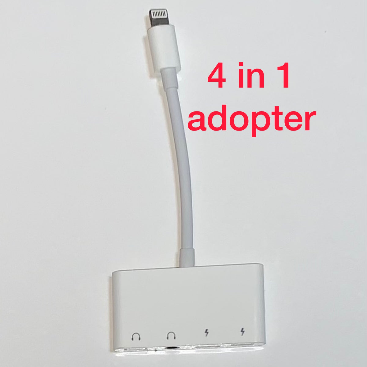 4- in- 1  Audio charger Adapter